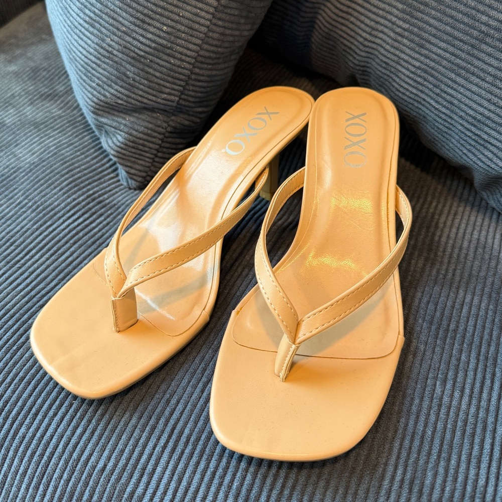 Women’s Nude Thong Heels